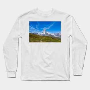 The Matterhorn Mountain, Zermatt, Switzerland Long Sleeve T-Shirt